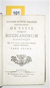 (MEXICO.) Maneiro, Juan Luis. De vitis aliquot Mexicanorum.
